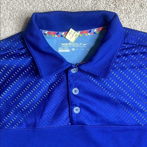 Nike Men's Blue Long Sleeve Shirt - Picture 2 of 7